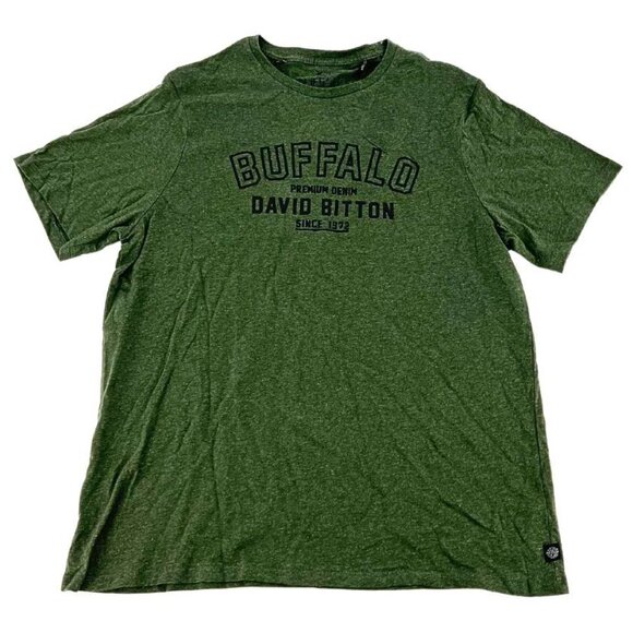 Buffalo David Bitton | Men's Short Sleeve T-Shirt | Green | XXLarge - Picture 1 of 2